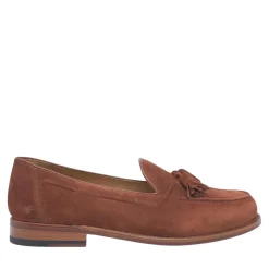 Heinrich Dinkelacker Loafer Wien Plain Tassel V mittel-braun Loafer
