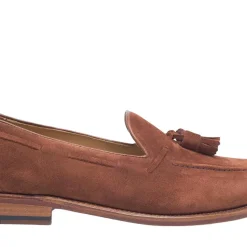Heinrich Dinkelacker Loafer Wien Plain Tassel V mittel-braun Loafer