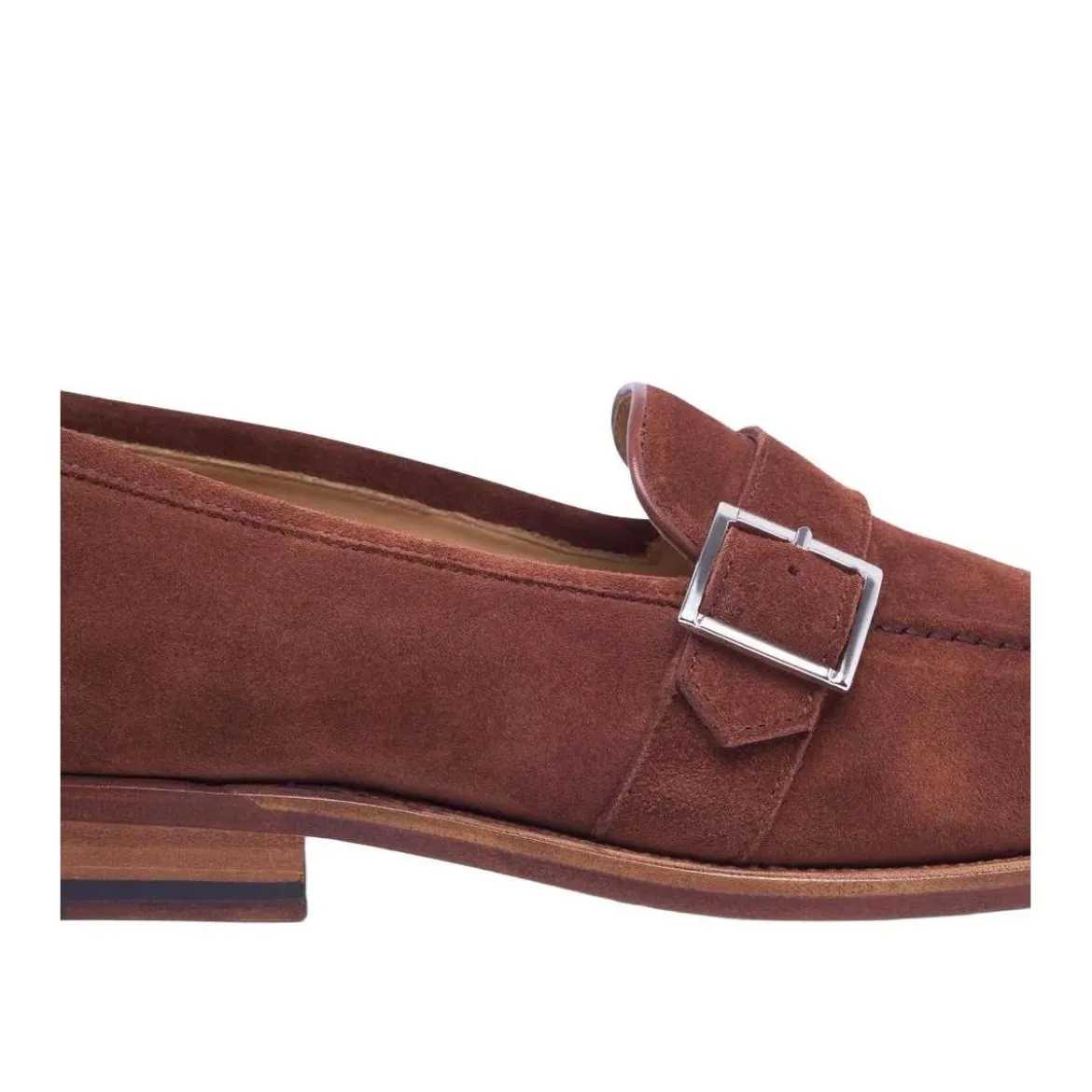 Heinrich Dinkelacker Loafer Wien Single Monk V mittel-braun Loafer