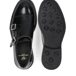 Heinrich Dinkelacker Schnallenschuh Florenz Plain CA schwarz Flache Schuhe