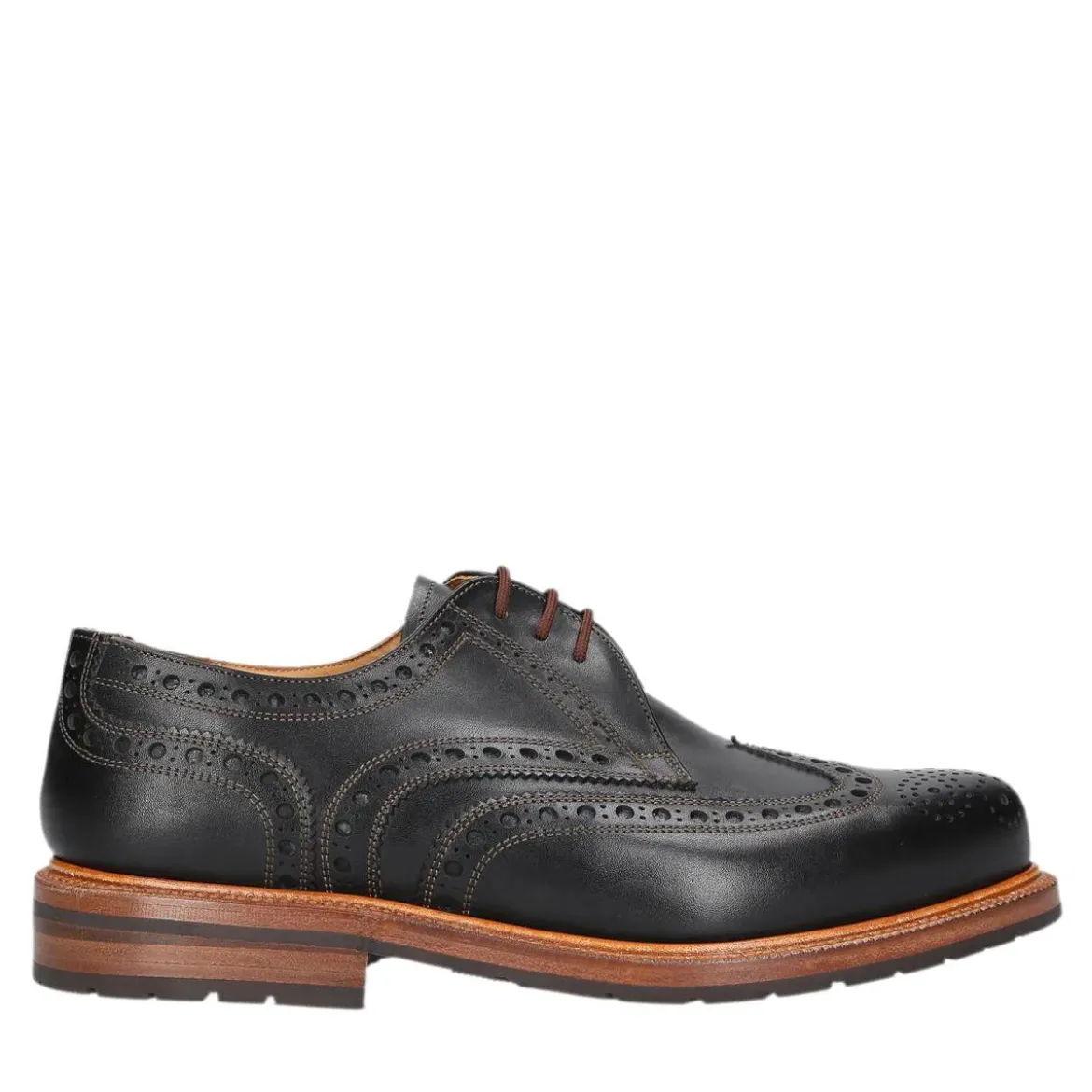 Heinrich Dinkelacker Schnürer Janosh K Full-Brogue FC schwarz Schnürschuhe