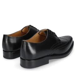 Heinrich Dinkelacker Schnürer Milano Full-Brogue BC schwarz Schnürschuhe