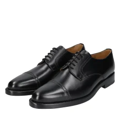 Heinrich Dinkelacker Schnürer Milano Quarter-Brogue BC schwarz Schnürschuhe