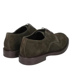 Heinrich Dinkelacker Schnürer Florenz Plain V dunkel-grün Schnürschuhe