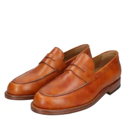 Heinrich Dinkelacker Slipper Wien Plain TC cognac Loafer