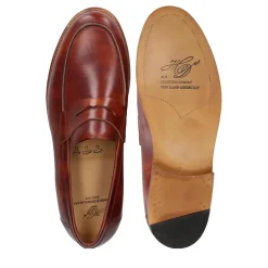 Heinrich Dinkelacker Slipper Wien Plain TC mittel-braun Loafer