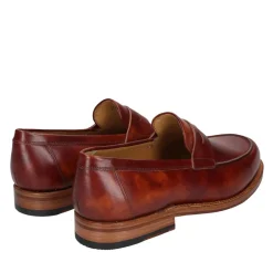 Heinrich Dinkelacker Slipper Wien Plain TC mittel-braun Loafer