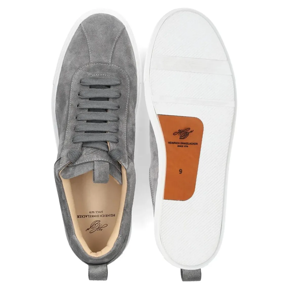 Heinrich Dinkelacker Sneaker Turin Sneaker V grau Low-Top-Sneaker