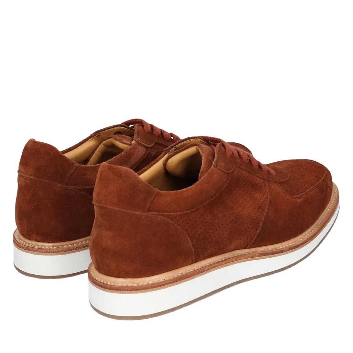 Heinrich Dinkelacker Sneaker London Sneaker V mittel-braun Low-Top-Sneaker