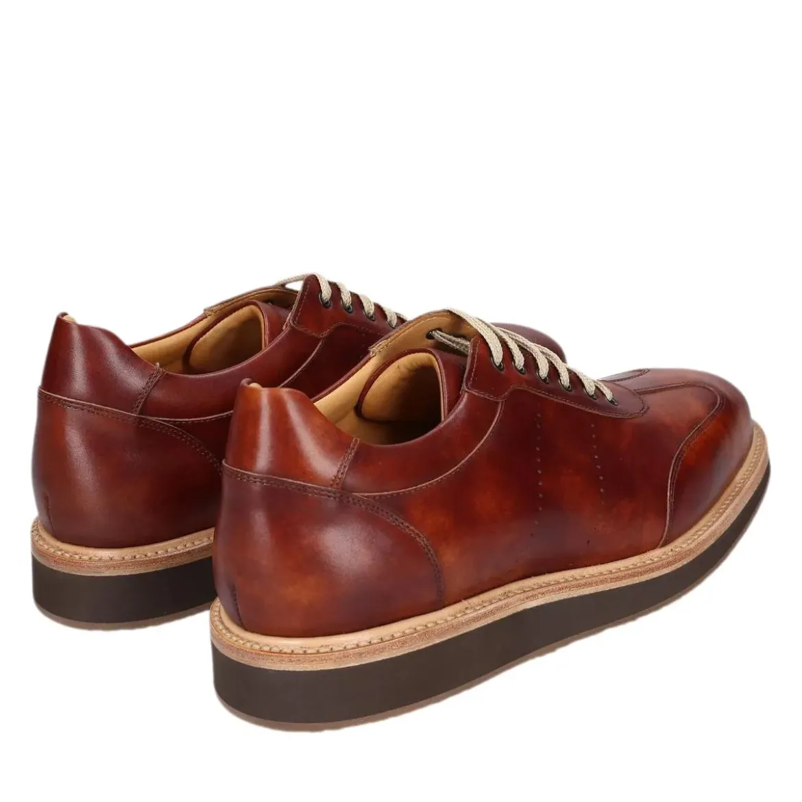 Heinrich Dinkelacker Sneaker London Sneaker TC mittel-braun Low-Top-Sneaker