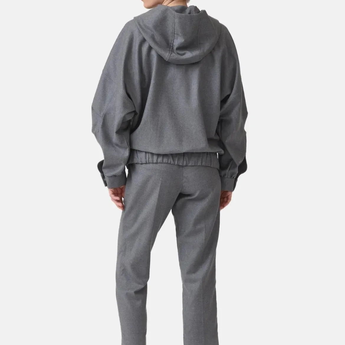 Helene Galwas Blouson Jacke mit Kapuze LUNA grau Blouson