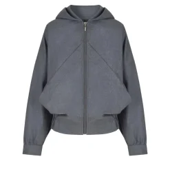 Helene Galwas Blouson Jacke mit Kapuze LUNA grau Blouson