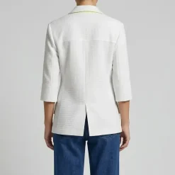 Helene Galwas Feminin taillierter Sommerblazer GEMMARE weiss Blazer