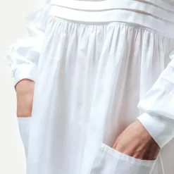 Helene Galwas Hemdblusenkleid KANIKA weiss Minikleid