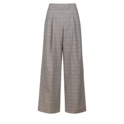 Helene Galwas Hose mit weitem Bein JOLA grau Hosenanzug