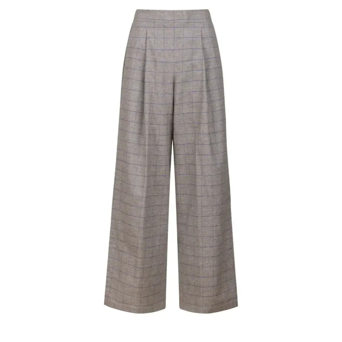Helene Galwas Hose mit weitem Bein JOLA grau Hosenanzug