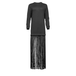 Helene Galwas Kleid EMILIA schwarz Strickkleid