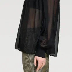 Helene Galwas Seidenbluse BIBI SEIDE schwarz Bluse