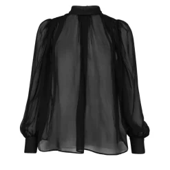Helene Galwas Seidenbluse BIBI SEIDE schwarz Bluse