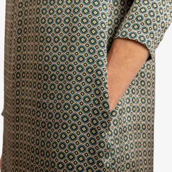 Helene Galwas Seidenkleid HOPE dunkel-grün Maxikleid