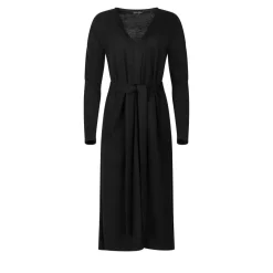 Helene Galwas Wollkleid CHLOÉRE schwarz Midikleid
