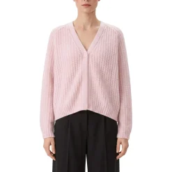 Hemisphere Cardigan aus Kaschmir & Baumwolle pink Strickjacke