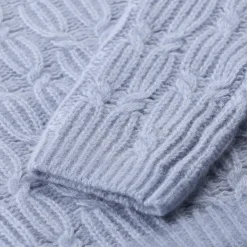 Hemisphere Pullover aus Kaschmir & Baumwolle blau Pullover
