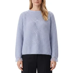 Hemisphere Pullover aus Kaschmir & Baumwolle blau Pullover