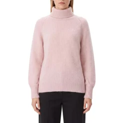 Hemisphere Rollkragenpullover aus Kaschmir & Seide pink Rollkragenpullover