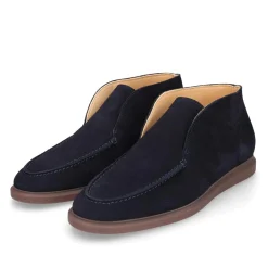 Henry Stevens Boots Elia LB- Edler Schlupfschuh für Herren- H dunkel-blau Chelsea Boots