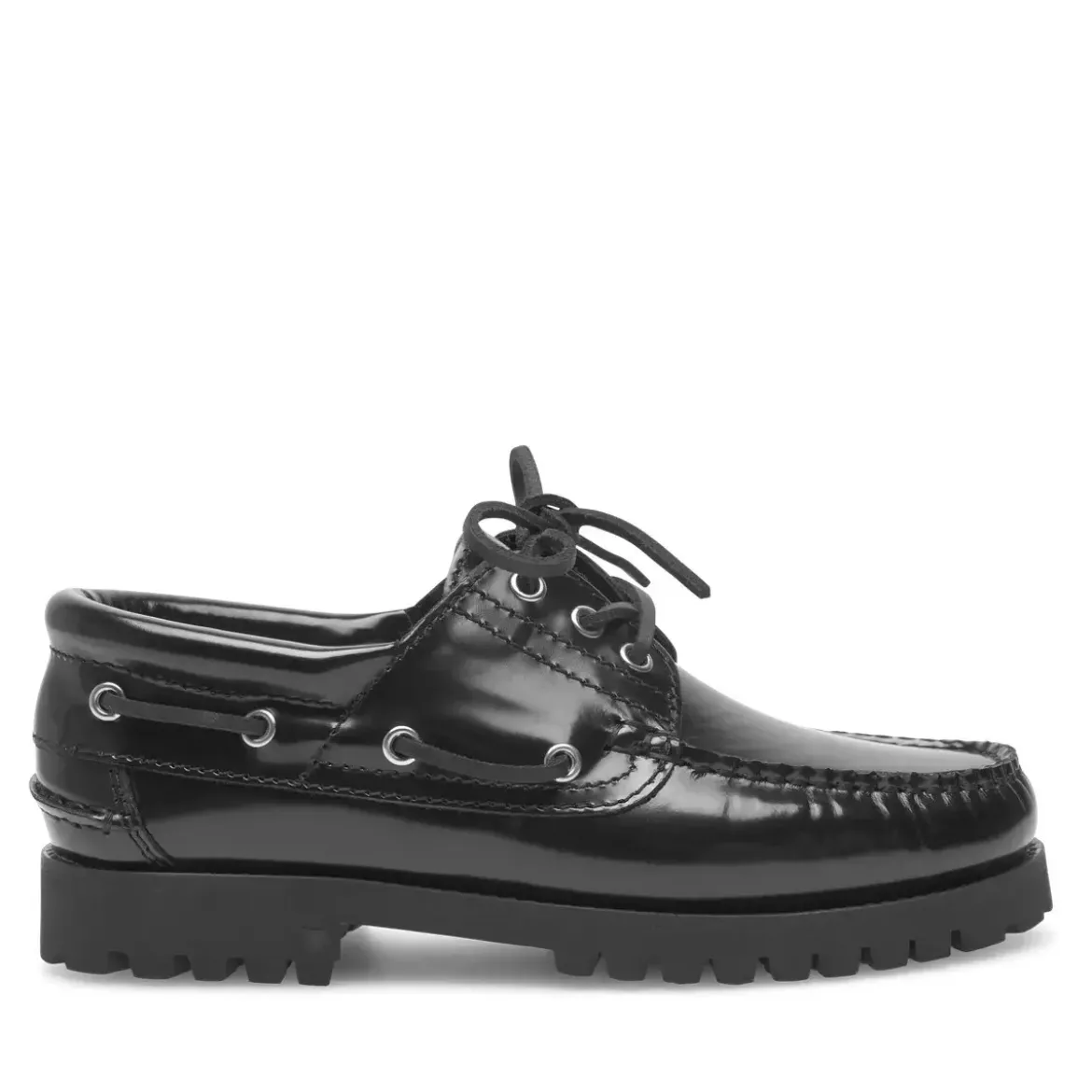 Henry Stevens Bootsschuh Morgan W DS schwarz Bootsschuhe