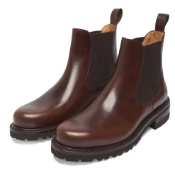Henry Stevens Chelsea Boots Harry CB5 dunkel-braun Chelsea Boots