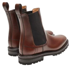 Henry Stevens Der Bonnie Boot aus Boxcalf verfügt über e mittel-braun Chelsea Boots