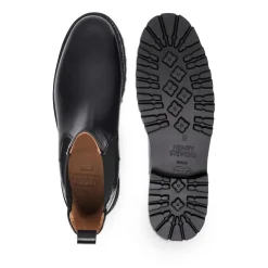Henry Stevens Der Bonnie Boot aus Boxcalf verfügt über e schwarz Chelsea Boots
