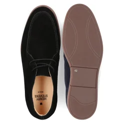 Henry Stevens George Boots Elia NGB- George Boot mit Norweger- schwarz Schnürstiefel