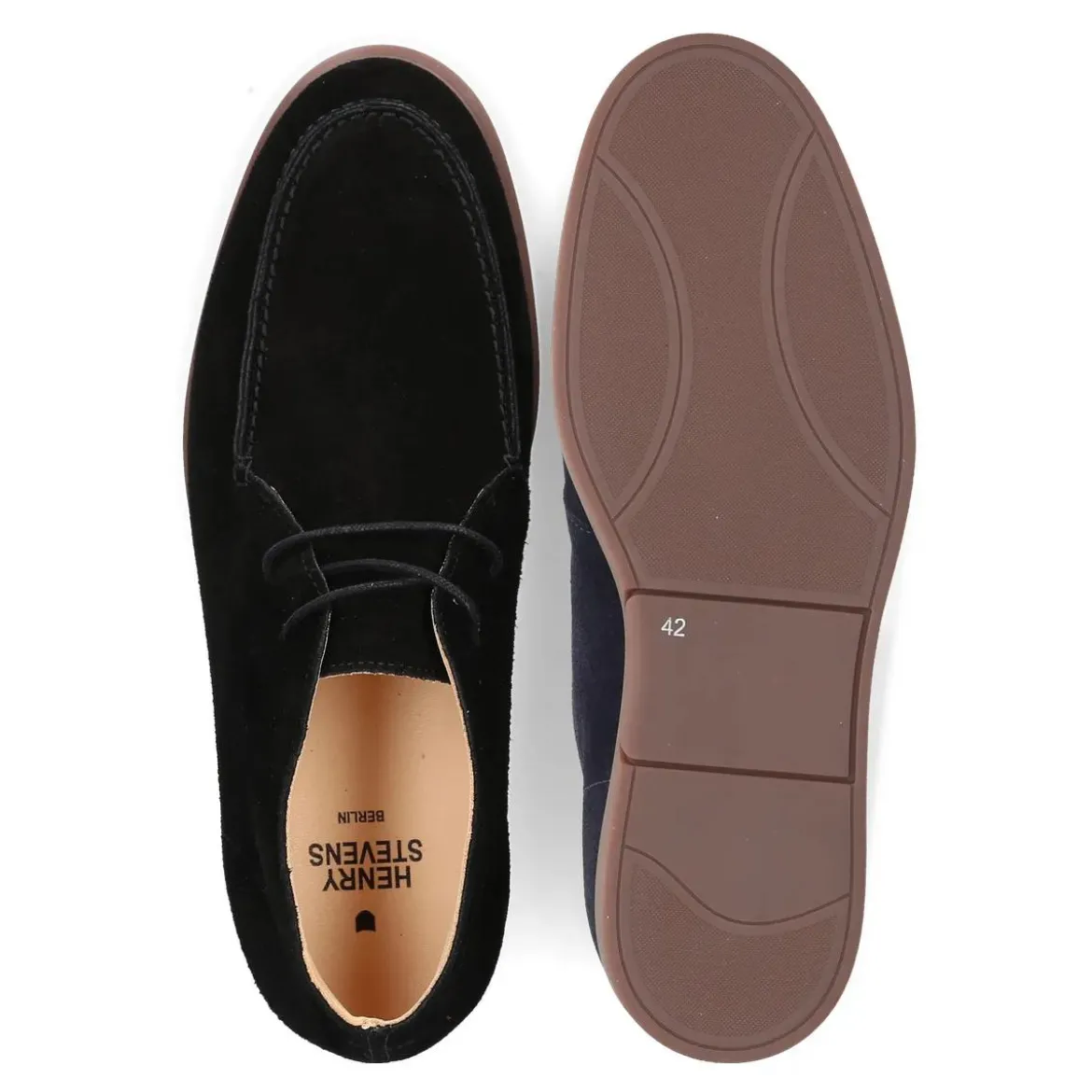 Henry Stevens George Boots Elia NGB- George Boot mit Norweger- schwarz Schnürstiefel