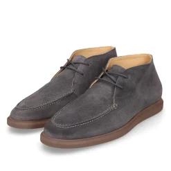 Henry Stevens George Boots Elia NGB- George Boot mit Norweger- hell-grau Schnürstiefel