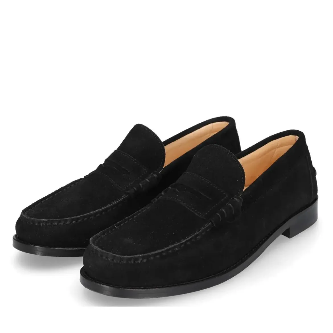 Henry Stevens Loafer Riley M PL schwarz Monkstraps