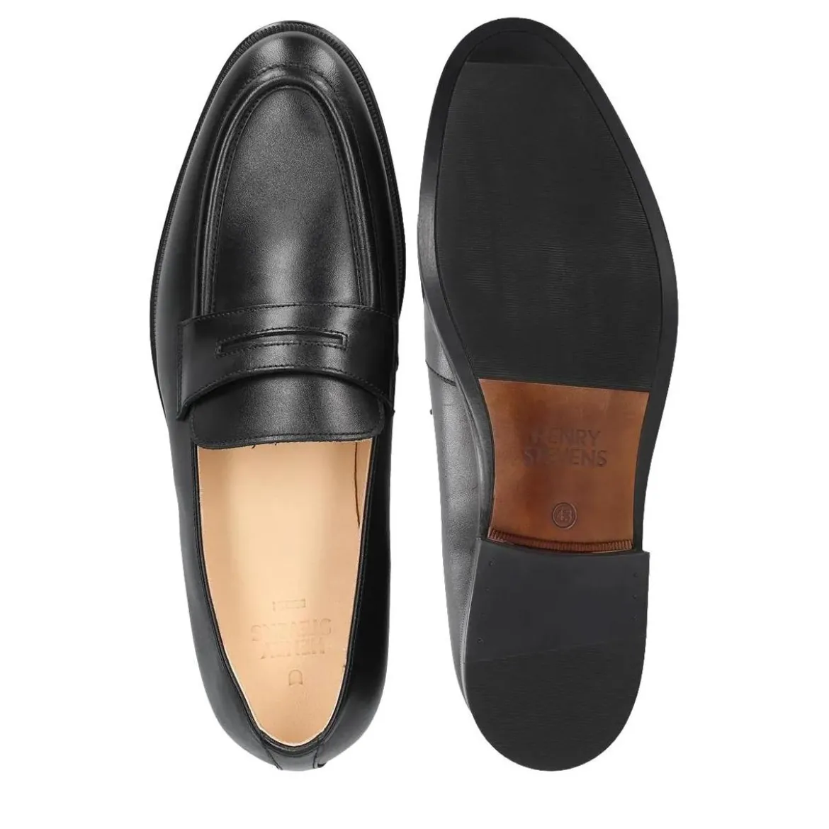Henry Stevens Loafer Wes PL schwarz Loafer