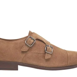 Henry Stevens Schnallenschuh Winston CDM beige Flache Schuhe