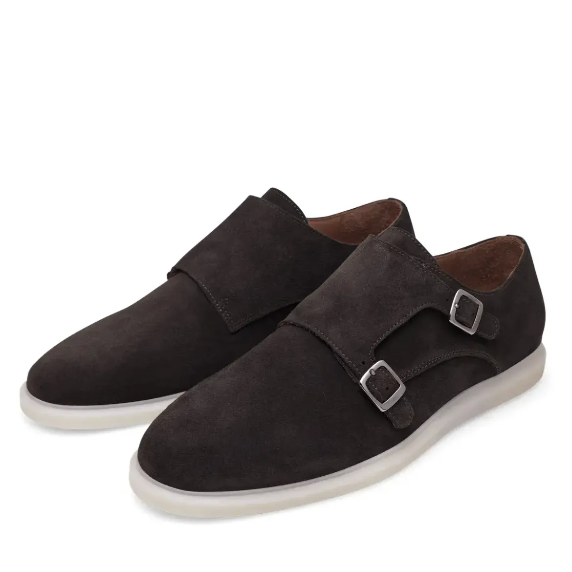 Henry Stevens Schnallenschuh Elia DM1 dunkel-braun Flache Schuhe