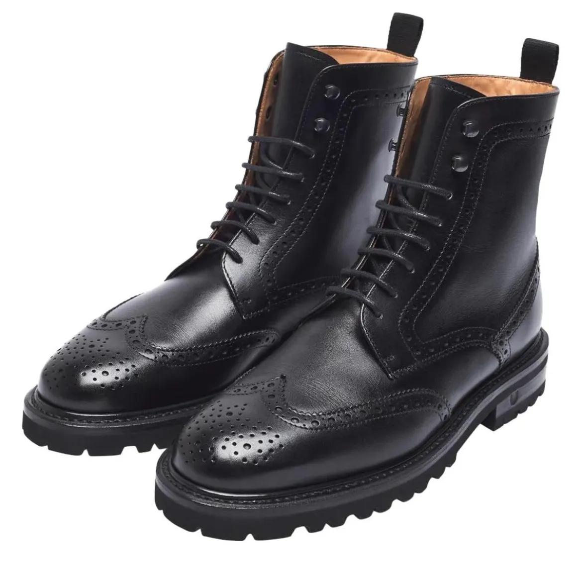 Henry Stevens Schnürboots Bonnie FBDB5 schwarz Stiefel