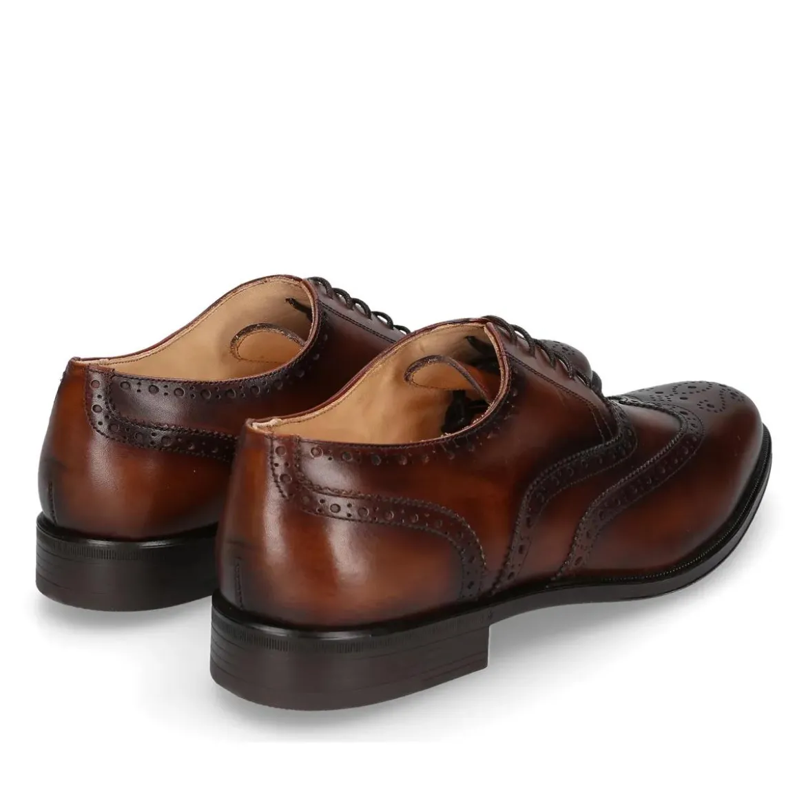 Henry Stevens Schnürer Wes FBO mittel-braun Schnürschuhe