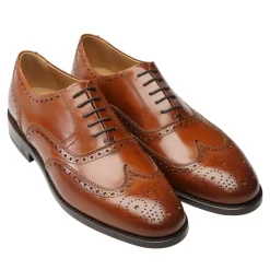 Henry Stevens Schnürer Winston FBO cognac Schnürschuhe