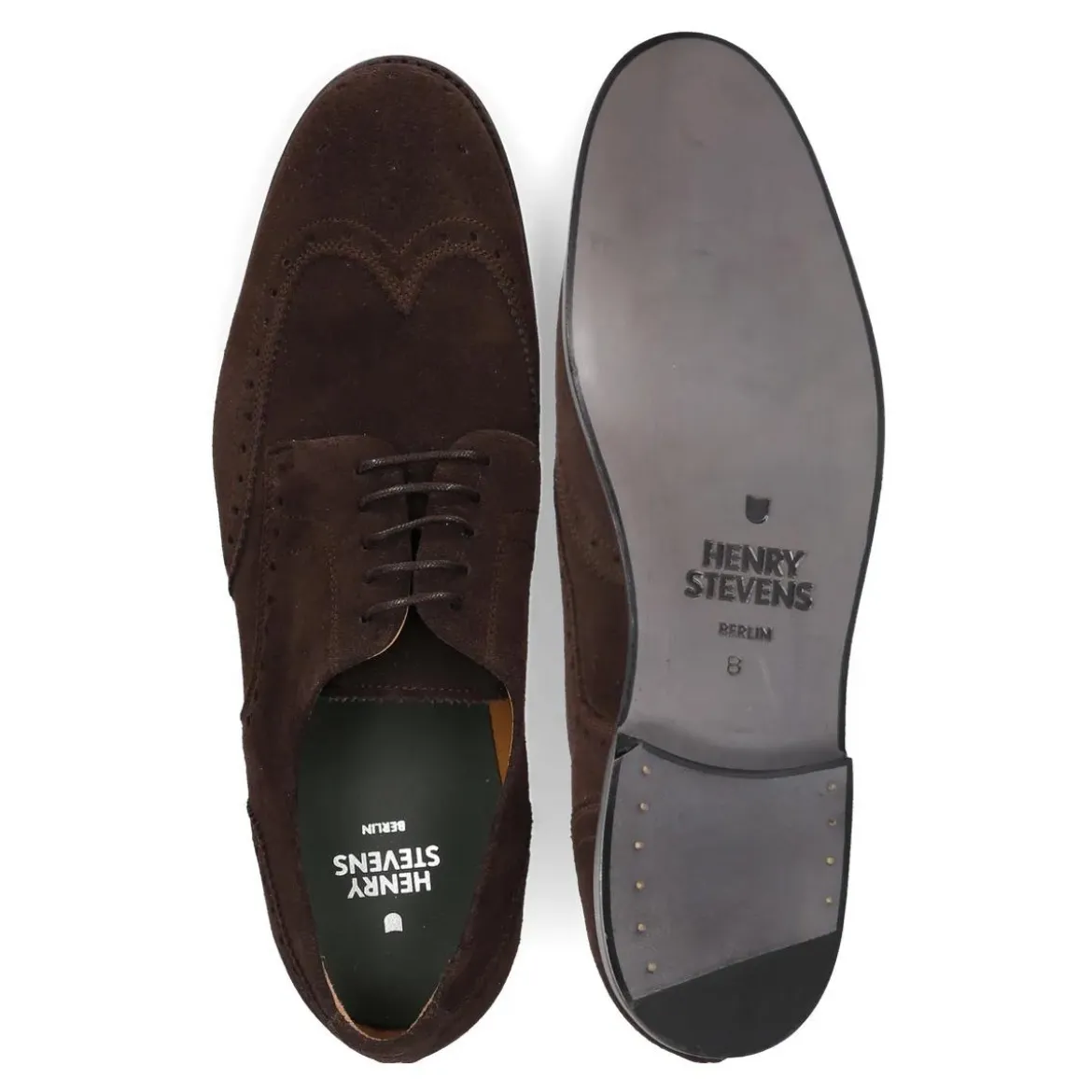 Henry Stevens Schnürer Winston FBD- Nachhaltige Produktion – 1 dunkel-braun Schnürschuhe