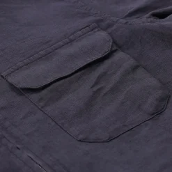 Herno Jacke ausLeinen blau Übergangsjacke