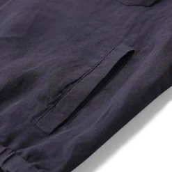 Herno Jacke ausLeinen blau Übergangsjacke