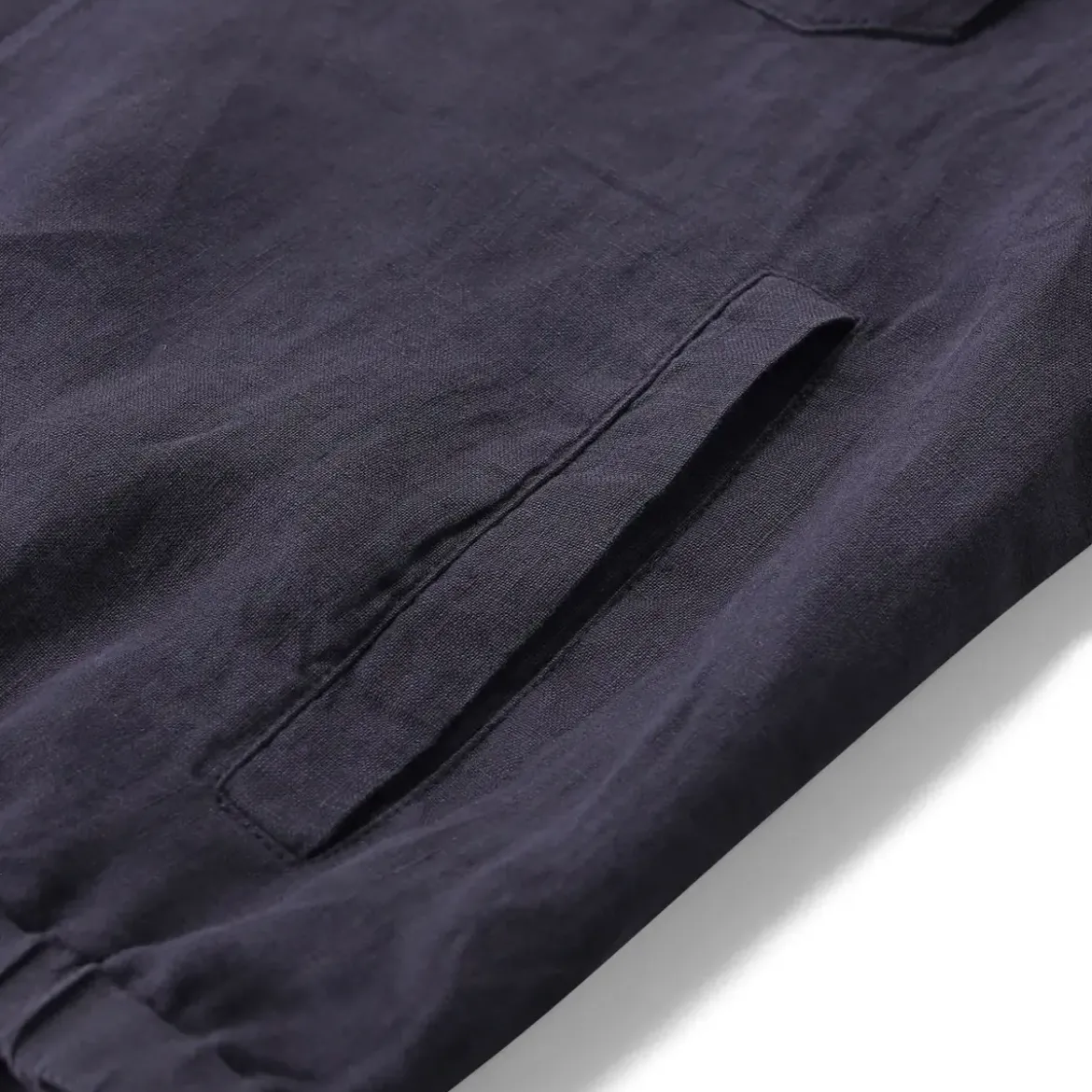 Herno Jacke ausLeinen blau Übergangsjacke