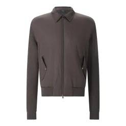 Herno Leichte Jacke aus Baumwolle braun Übergangsjacke