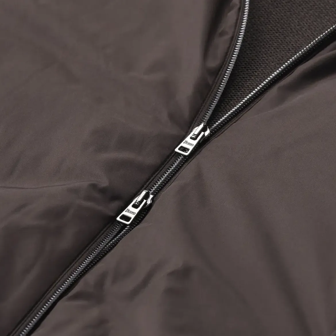 Herno Leichte Jacke aus Baumwolle braun Übergangsjacke